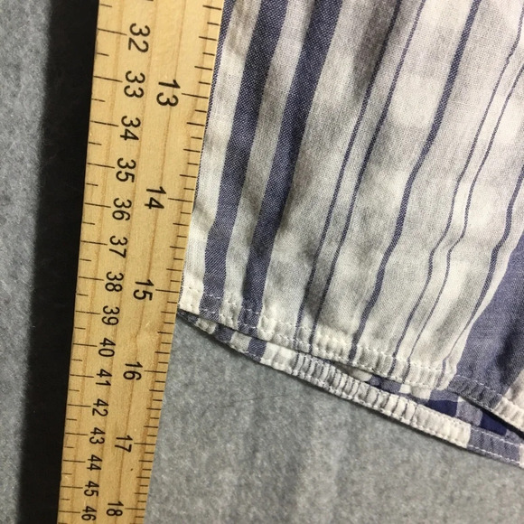 Womens Banana Republic Button Up Shirt Coastal Beachy Striped Boho Casual - Picture 6 of 6